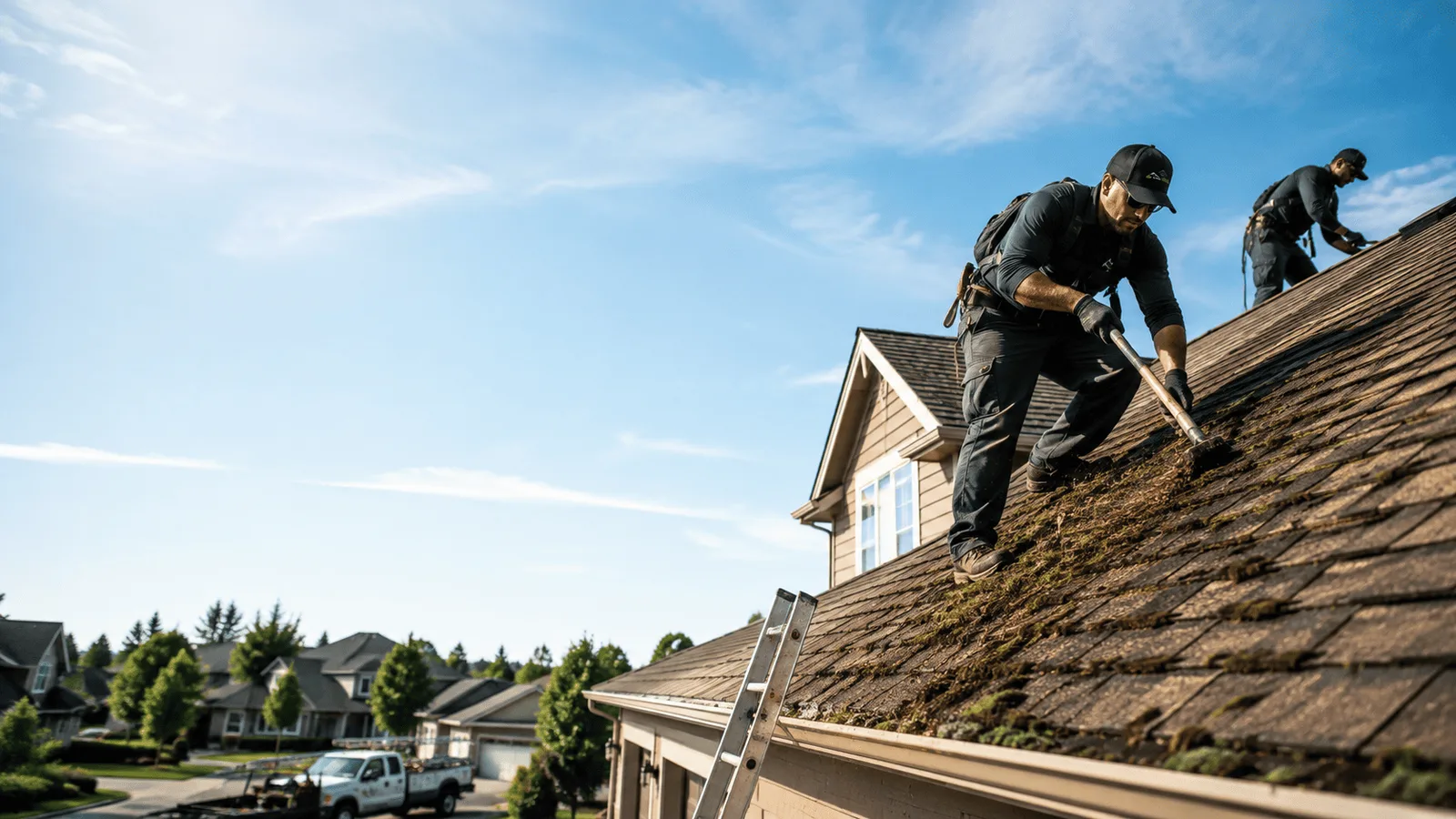 Roof Moss Removal in Vincennes, IN near me